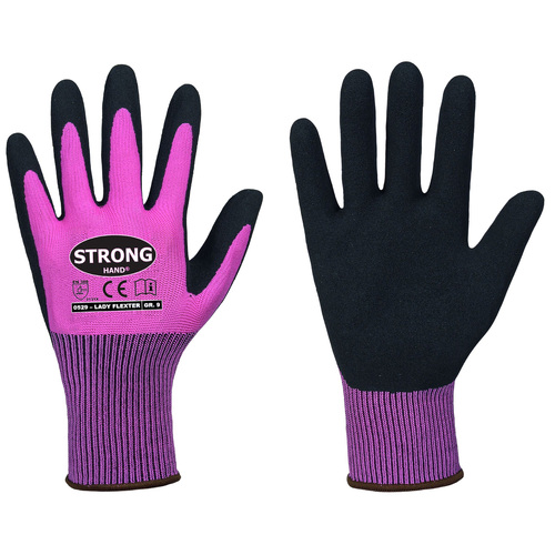 STRONGHAND Lady Flexter Handschuhe pink/schwarz