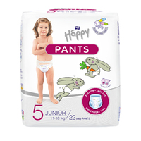 Bella Baby Happy Pants Junior 11-18 kg Größe 5, 22 Stück