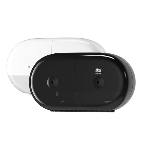 TORK SmartOne® T9 Mini Doppelrollenspender für Toilettenpapier, weiß