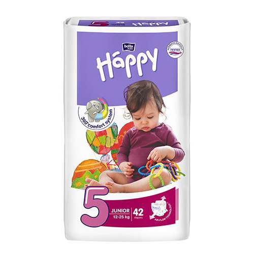 Bella Baby Happy Windeln Junior 12-25 kg Gr. 5, 58 Stück