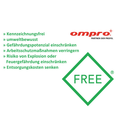 ompro® A 18 Clara-Fix \"FREE\", 10 Liter