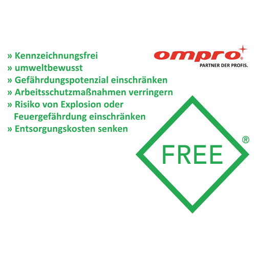 ompro® B 10 Metallic Plus \"FREE\", 10 Liter