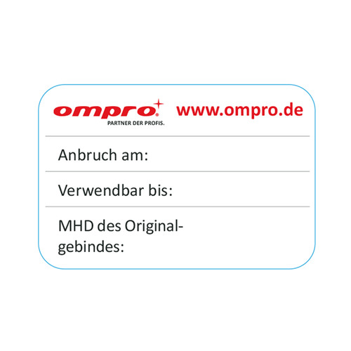 ompro® Etiketten \"Verwendbar bis\", 32 Stück