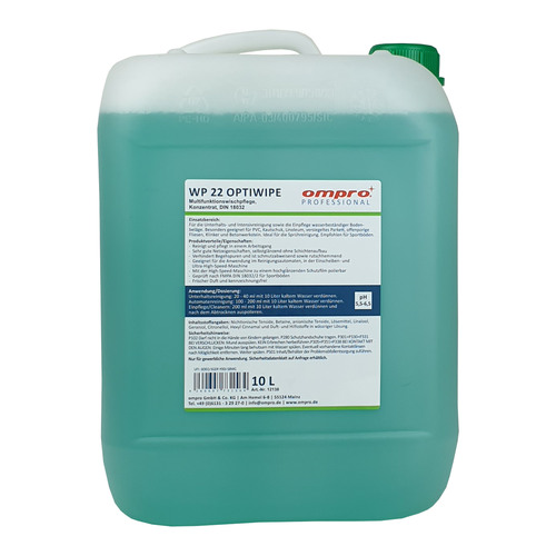 ompro® WP 22 Optiwipe FREE, 10 Liter [12138] - ompro GmbH & Co. KG -  Reinigungsmittel und Hygienebedarf für Profis