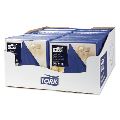 TORK Dinnerservietten Premium 1-lagig, 600 Stück, mitternachtsblau