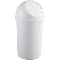 HELIT Push-Abfallbehälter 45 Liter Kunststoff, lichtgrau