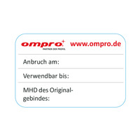 ompro® Etiketten "Verwendbar bis", 32 Stück