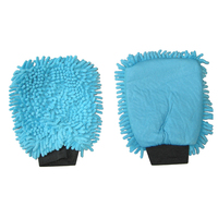 RASTA Microfaser-Waschhandschuh blau