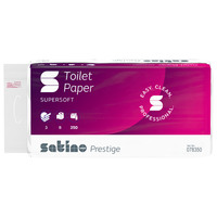 Satino Toilettenpapier Prestige Kleinrollen, 3-lagig, 72 Rollen