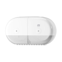 TORK SmartOne® Mini Doppelrollenspender f. Toilettenpapier, weiß